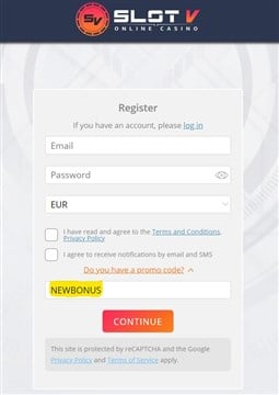 SlotV Promo Code